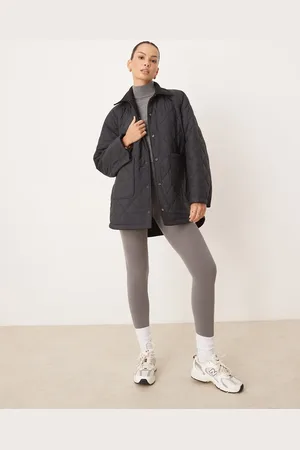 Tala – Wendbare Oversize-Jacke aus gestepptem Fleece in