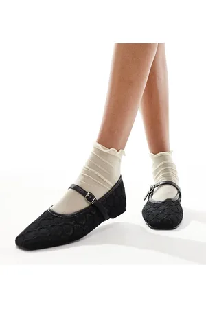 4th & Reckless – Gehäkelte Riemchen-Ballerinas in