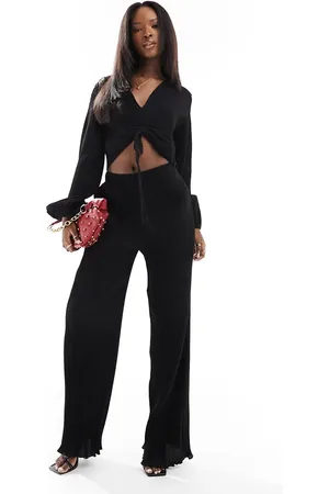 In The Style – Plissierte Hose in mit weitem Schnitt, Kombiteil
