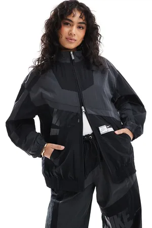Nike – Street – Jacke aus Gewebe in und Grau