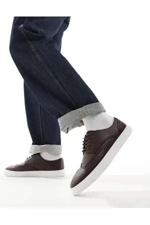 ASOS – Schnürschuhe im Budapester Stil in aus Kunstleder