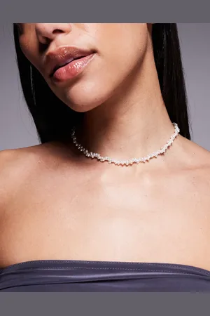 ASOS – Choker-Halskette mit Mini-Süßwasserperlen-Design
