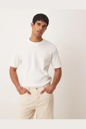 MANGO – Geripptes Oversize-T-Shirt in
