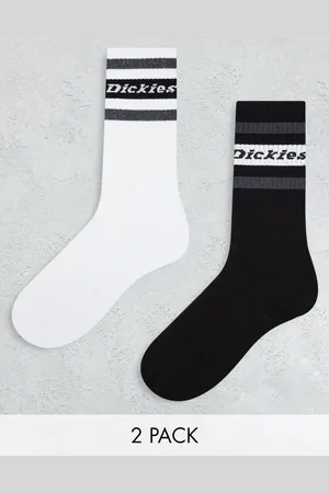 Dickies – Genola – 2er-Pack Crew-Socken in Weiß und