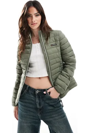 Superdry – Fuji Lite – Wattierte Jacke in gedecktem Olivgrün