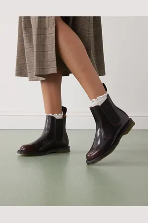 Dr. Martens Dr. Martens – Flora – Stiefel in Kirschrot