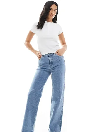 Dr Denim Dr. Denim Petite – Moxy – Straight Jeans in der Waschung sanftes Kaplicht