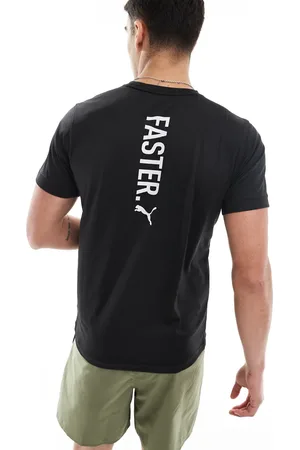 PUMA – – T-Shirt in mit „Faster“-Grafikprint
