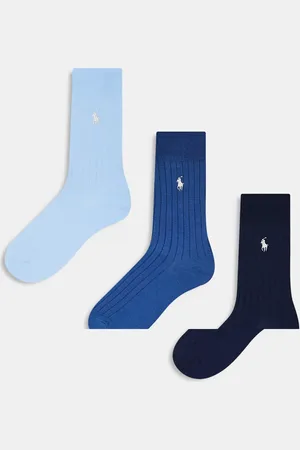 Ralph Lauren – 3er-Pack Socken aus ägyptischer Baumwolle in mit Logo