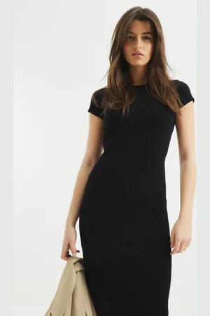 River Island – Kurzärmliges Midikleid in