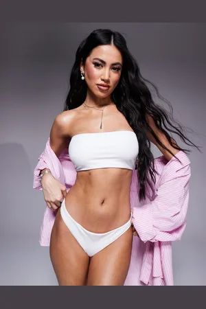 ASOS – Maya – Mix and Match – Tanga-Bikinihose in mit hohem Beinausschnitt