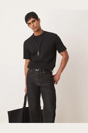 MANGO – Geripptes Oversize-T-Shirt in