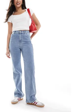 Dr Denim Dr. Denim – Moxy – Jeans mit geradem Schnitt in der Farbe sanftes Kaplicht