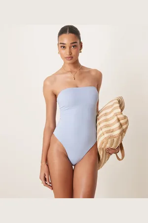 ASOS – Maya – Eleganter, trägerloser Badeanzug in