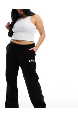 Kaiia Plus – Jogginghose mit weitem Bein in
