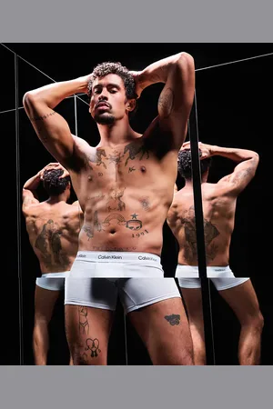 Calvin Klein – Icon Cotton Stretch – 3er-Pack eng geschnittene Boxershorts in Triple