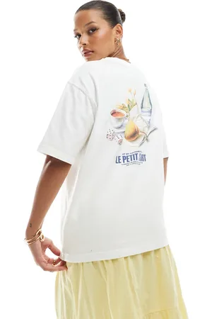 Pull&Bear – T-Shirt in mit „After Match“-Grafikprint