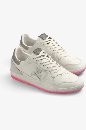 SCALPERS – Tamesi – Sneaker in Wollweiß/Rosa