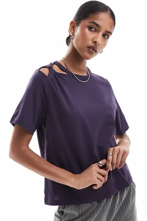 SCALPERS – Knappes T-Shirt in mit Knotendetail
