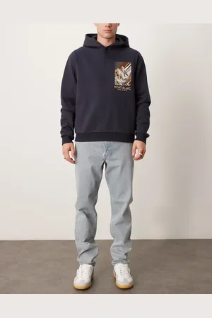 MANGO – Jeans in Hellblau mit geradem Schnitt und mittelhohem Bund