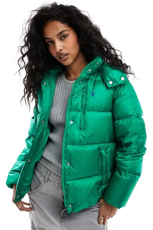 Ralph Lauren – Daunen-Pufferjacke in mit Logo