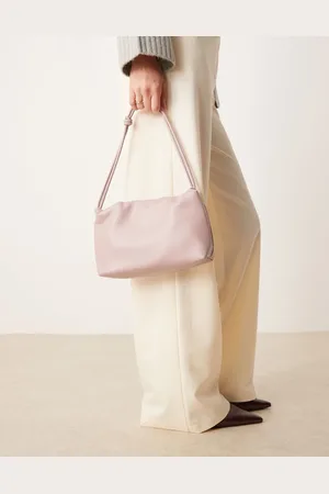 ASOS – Cloud-Schultertasche in Staubrosa mit geknotetem Henkel