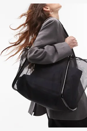 Topshop – Sutton – Schultertasche aus Netzstoff in