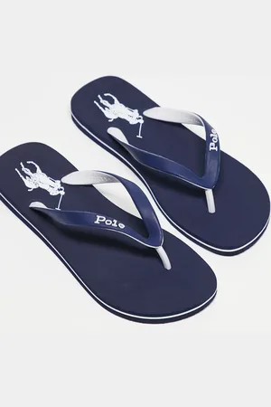 Ralph Lauren – Zehenstegsandalen in mit großem Logo