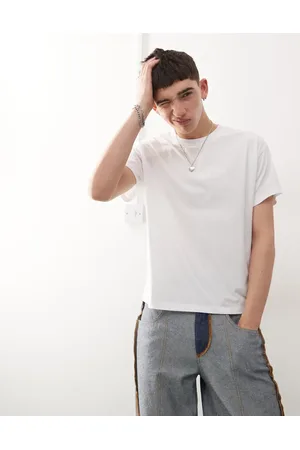 Reclaimed – Schmales T-Shirt in mit kurzem, kastigem Schnitt