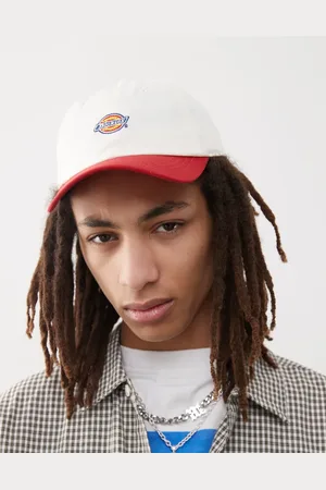 Dickies – Hardwick – Kappe in Wollweiß und Rot