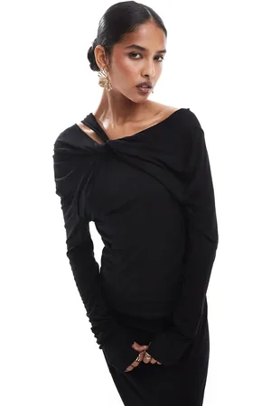 SCALPERS – Jersey-Kleid in mit Knoten-Detail
