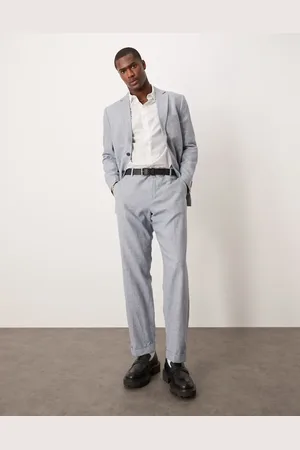 SELECTED – Anzughose aus Leinenmix in