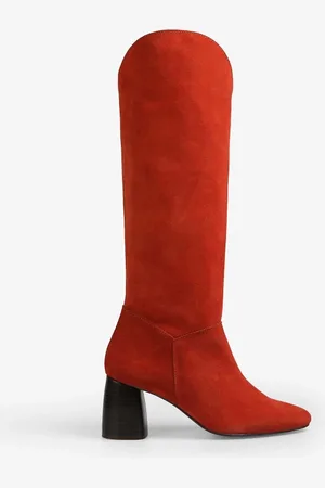 SCALPERS – Cool – Hohe Stiefel in Dunkelorange