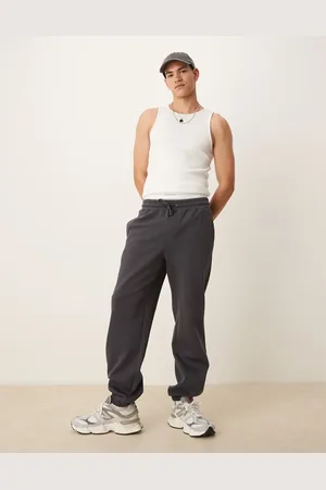 Calvin Klein – Interlock – Jogginghose aus Baumwolle in Phantom