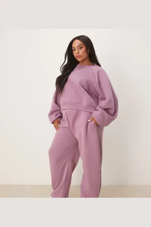 ASOS ASOS DESIGN Curve – Barrel-Jogginghose in Altrosa, Kombiteil