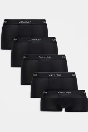 Calvin Klein – Icon Cotton Stretch – 5er-Pack Unterhosen in mit niedrigem Bund