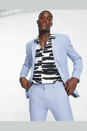 Topman – Strukturierte Anzugjacke in mit engem Schnitt