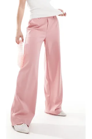 Object – Elegante Hose in Rosenrosa mit weitem Bein