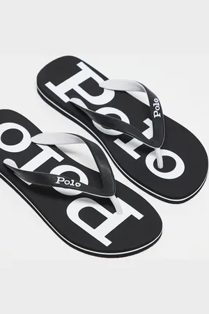 Ralph Lauren – Zehenstegsandalen in mit großem Logo