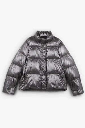 SCALPERS – Scarf – Steppjacke in Dunkelgrau