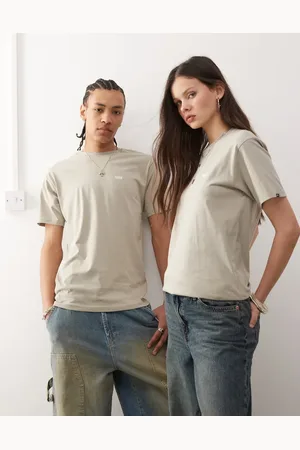 Vans – Normal geschnittenes T-Shirt in mit Logo auf der linken Brust