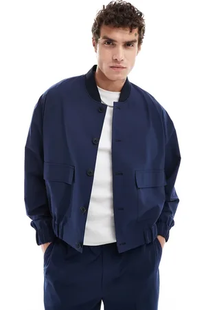 ASOS – Elegante Bomberjacke in mit durchgehender Knopfleiste, Kombiteil