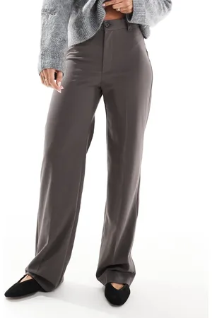 Pull&Bear – Elegante Hose in mit hohem Bund