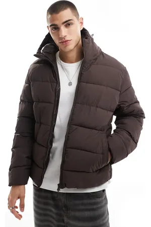 Pull&Bear – Pufferjacke in mit Kapuze