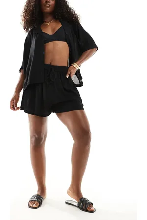 ASOS – Mix & Match – Strand-Shorts in mit Knitterstruktur