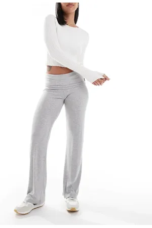 Cotton On Cotton On – Sleep Recovery – Hose in meliertem mit umgeschlagenem Bund