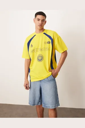 ASOS – Oversize-T-Shirt in mit Sport-Print und Einsätzen