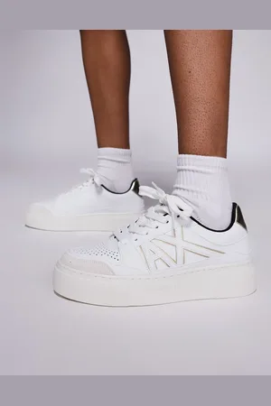 Armani Exchange – Sneaker in mit breitem Logo