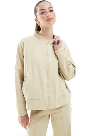 Born Living Yoga – Leila – Gemütliche Jacke in Beige