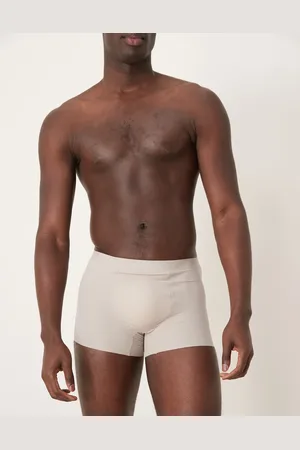 Calvin Klein – Mikrofaser-Unterhose in Steinbeige